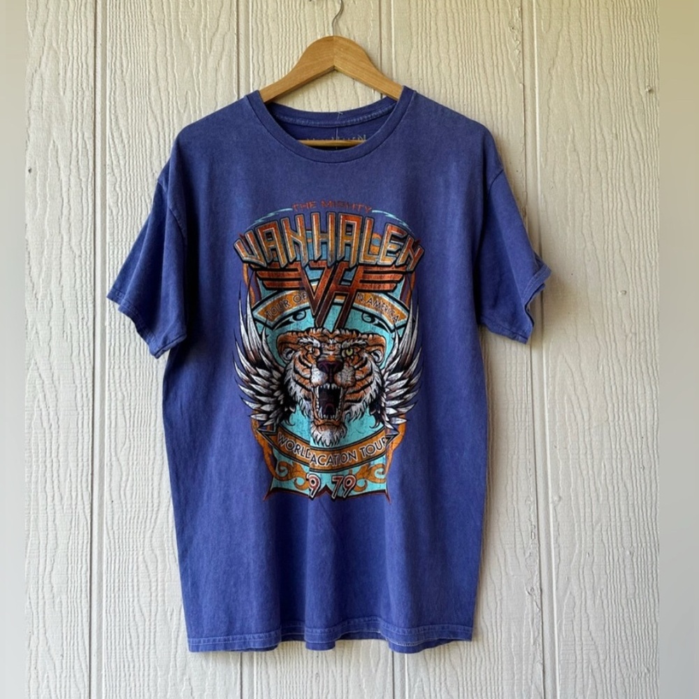 NWOT VAN HALEN-Unisex World Vacation Tour 1979